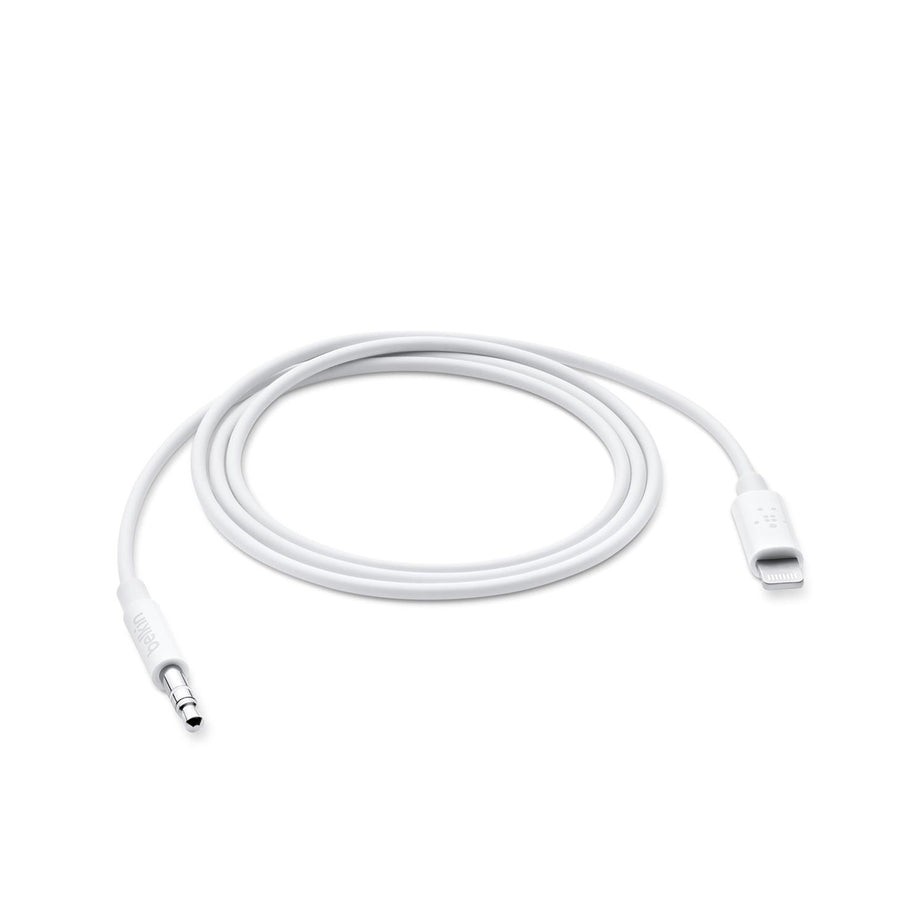 Belkin 3.5mm Audio Cable with Lightning Connector Digital to Analog Connection MFi Certified