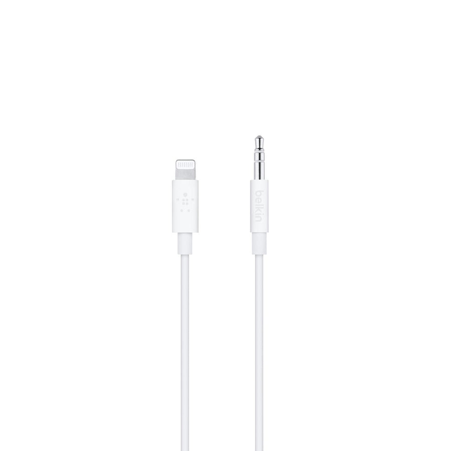 Belkin 3.5mm Audio Cable with Lightning Connector Digital to Analog Connection MFi Certified