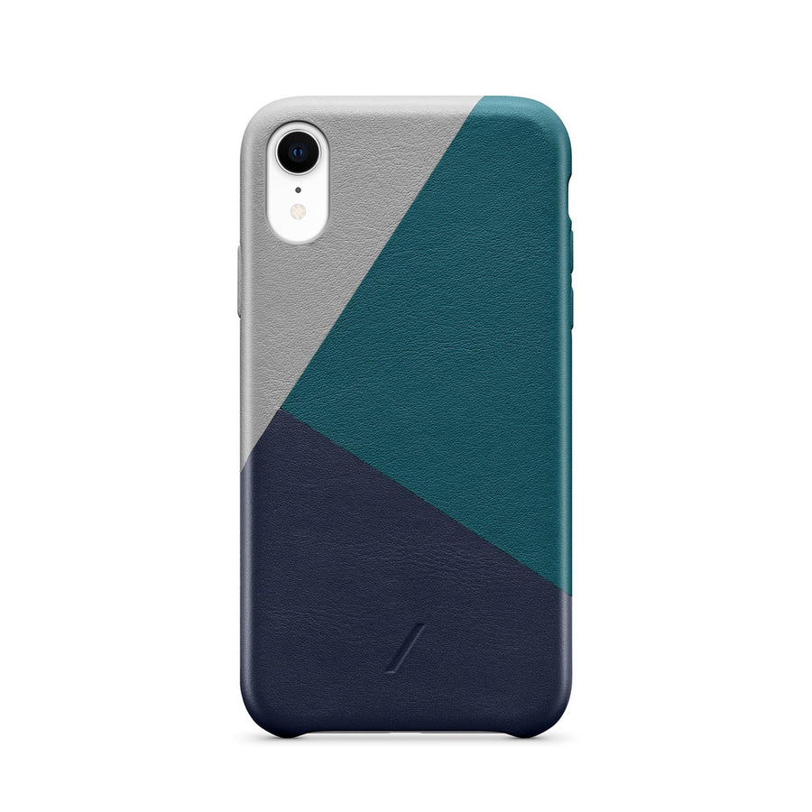 Native Union CLIC Marquetry Leather Case for iPhone® XR Slim and Lightweight