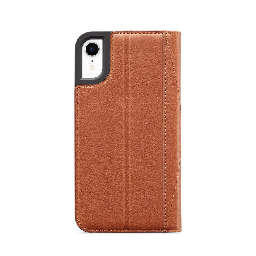 Decoded Leather Wallet Case for iPhone® XR - Landscape Stand Function