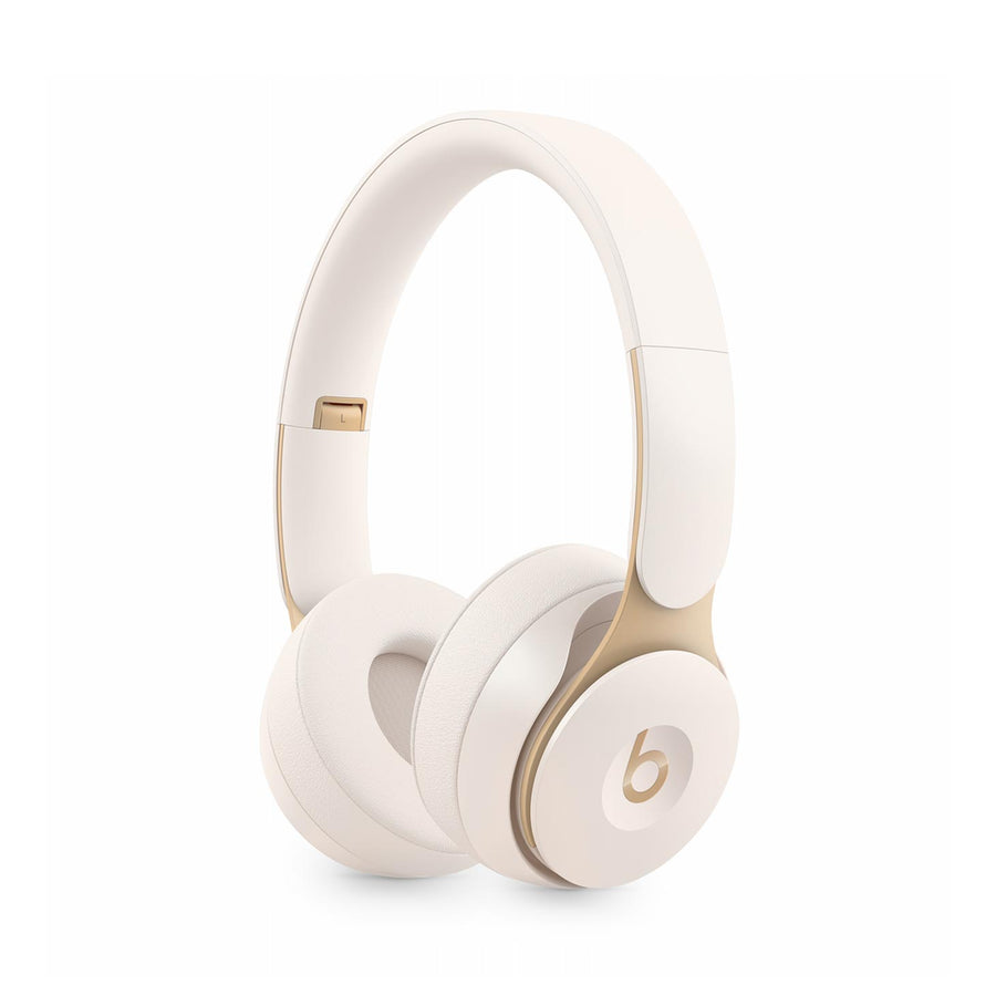 Beats Solo Pro Wireless Noise Cancelling Headphones Lightning to USB-A Charging Cable - Ivory