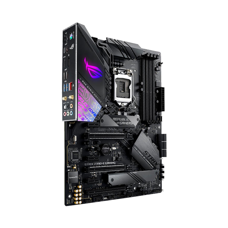 ROG STRIX Z390-E GAMING (Socket LGA1151) USB 3.1 Gen 1 Intel Motherboard with LED Lighting