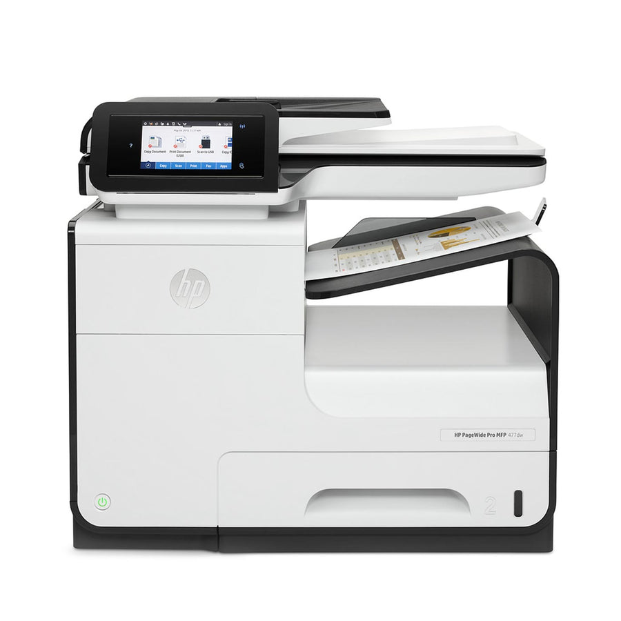 HP PageWide Pro 477dw All-in-One Color Printer Black print speed: Up to 55 ISO ppm