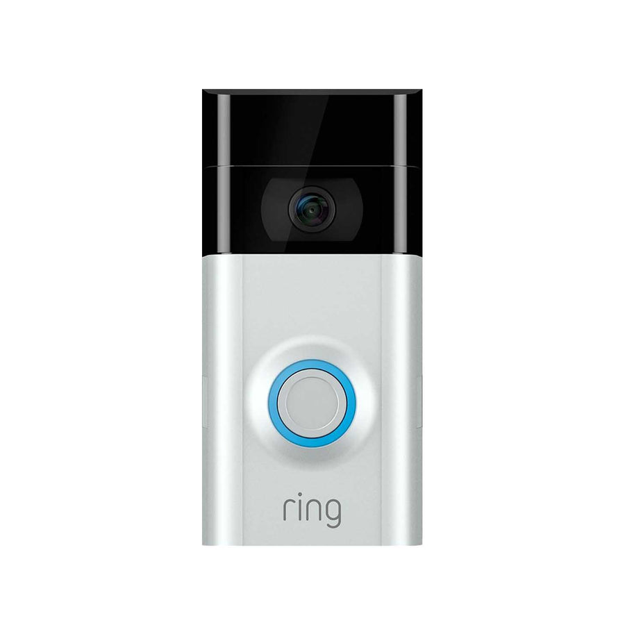 Ring 2 Wi-Fi Enabled Security Video Doorbell, Works with Alexa in Satin Nickel
