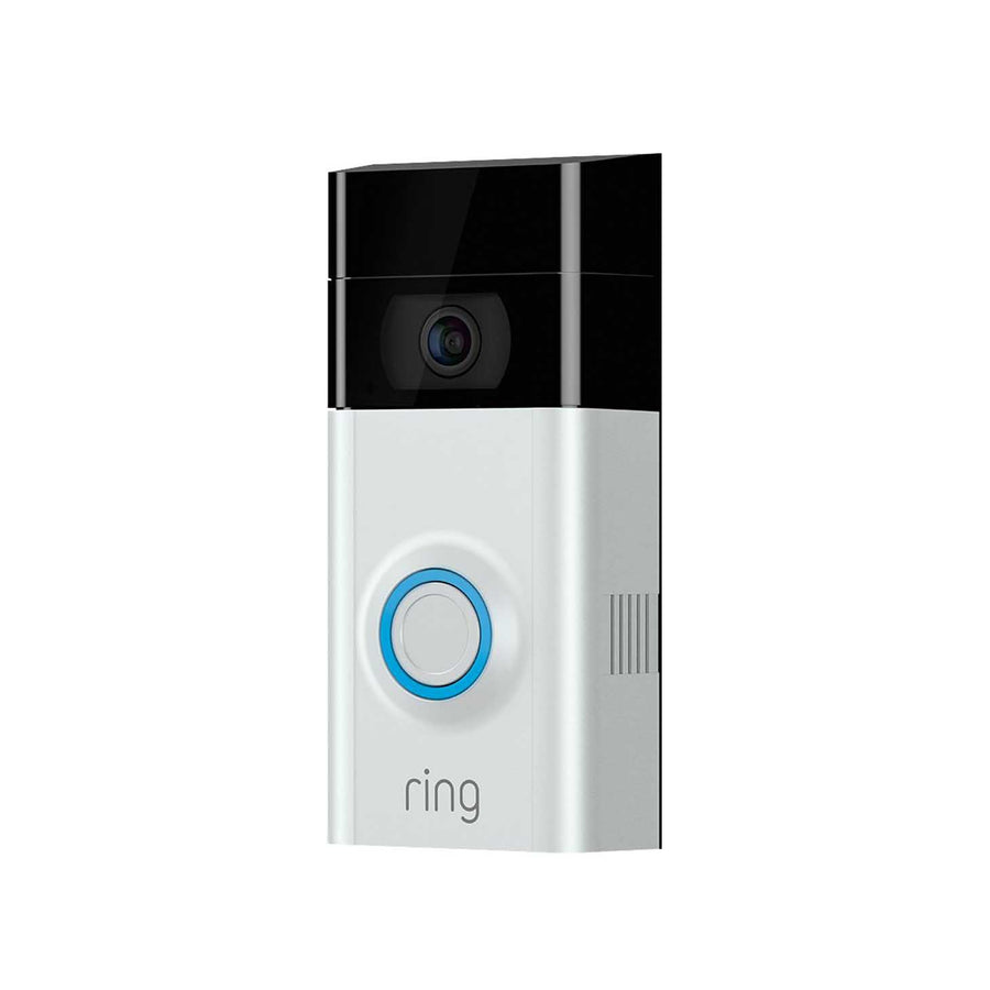 Ring 2 Wi-Fi Enabled Security Video Doorbell, Works with Alexa in Satin Nickel