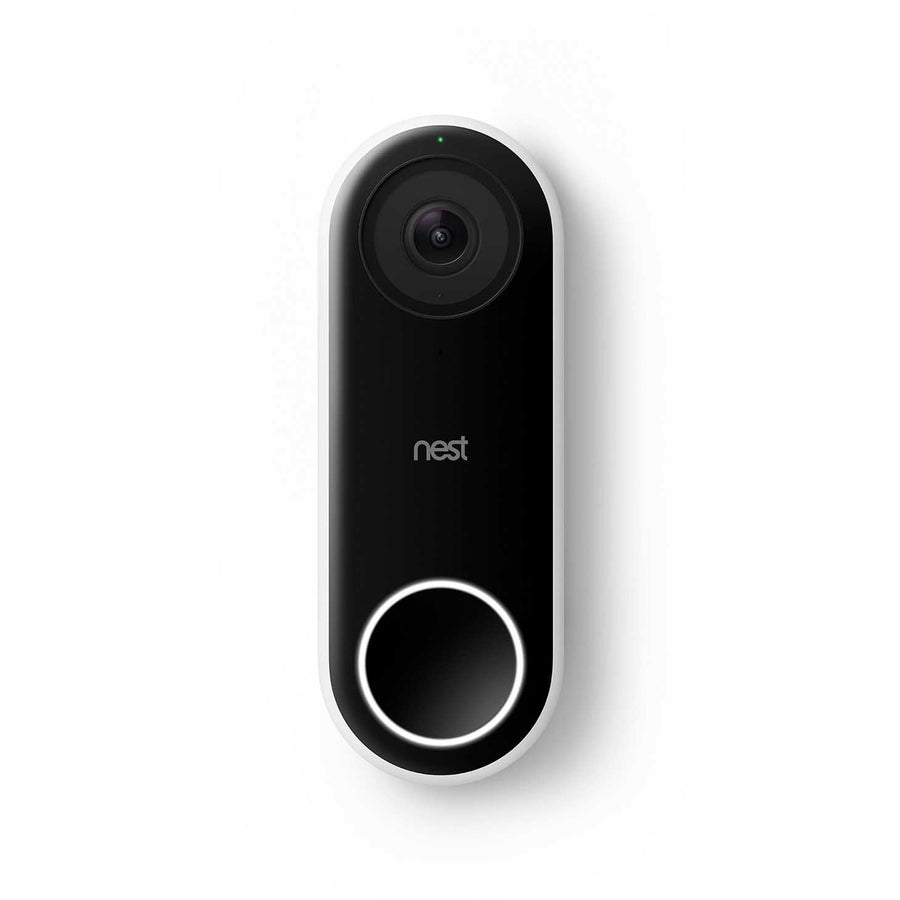 Nest Hello Smart Wi-Fi Video Doorbell (NC5100US) with Security Cam Bundle Includes