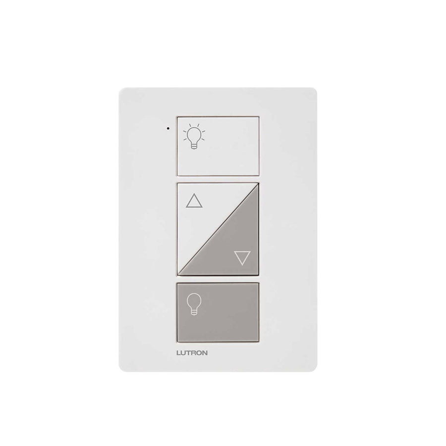 Lutron - Caseta Wireless Smart Lighting Lamp Dimmer Switch and Remote Kit - White