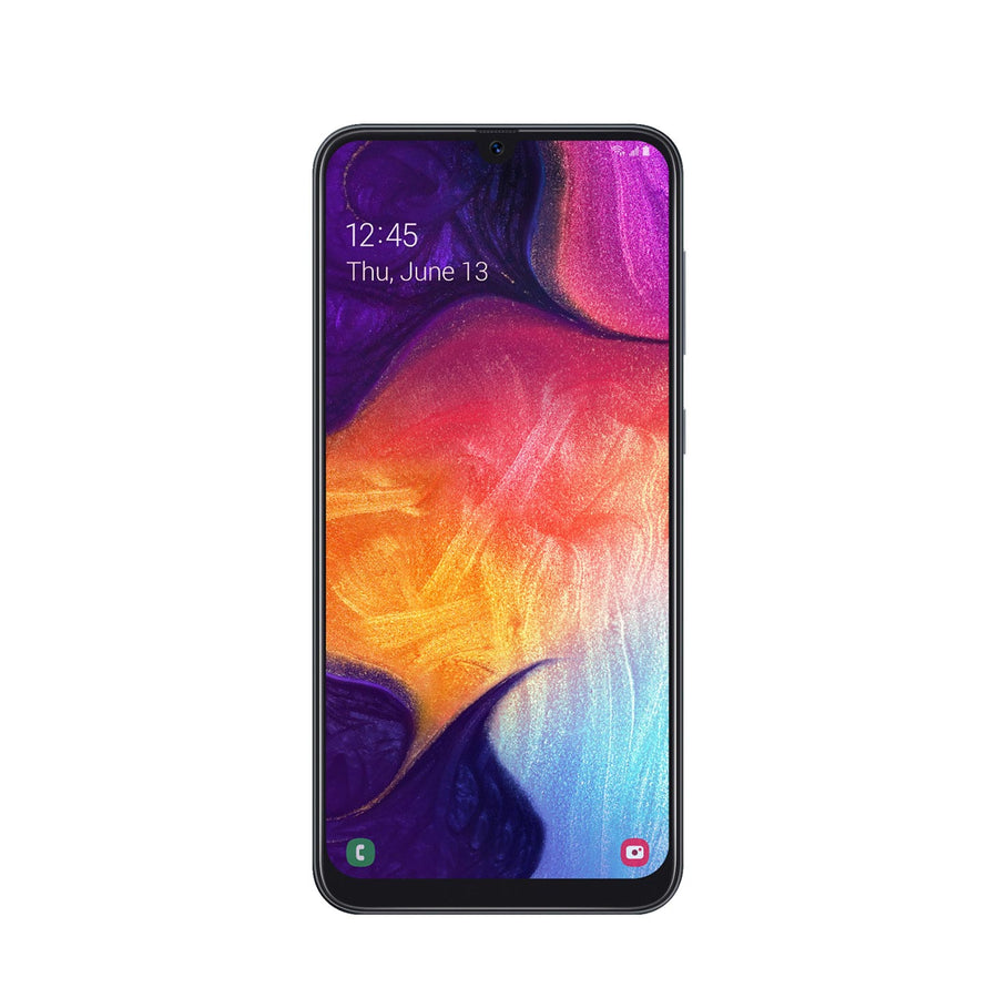 Samsung - Galaxy A50 with 64GB Memory Cell Phone (Unlocked) Android 9.0 Pie - Black